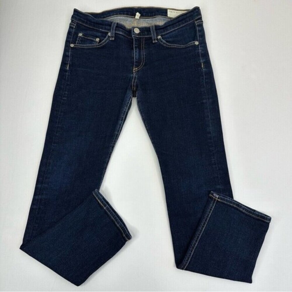 Rag & Bone Jean‎ Womens Skinny Jeans Heritage Dark Wash W29-30/L26